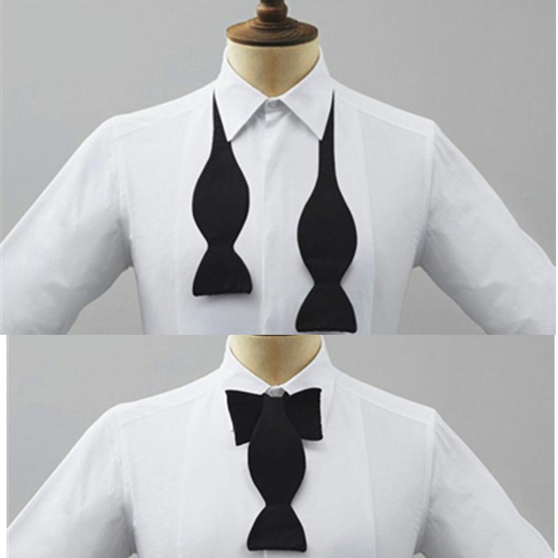 Women Formal Wear Black And White - Corbata de lazo ajustable para hombre,