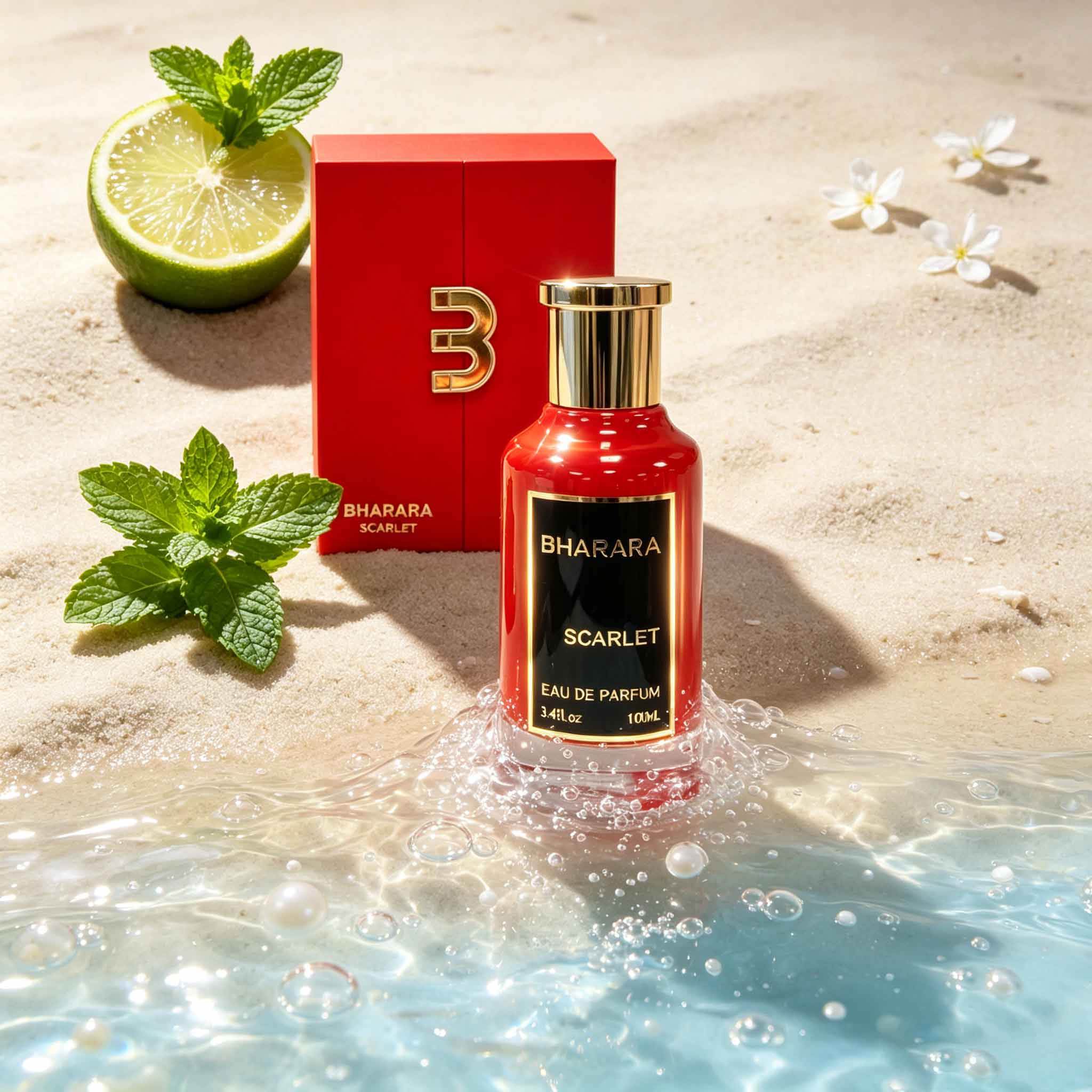 Women Luxury Formal Wear - Bharara Scarlet Eau De Parfum, una