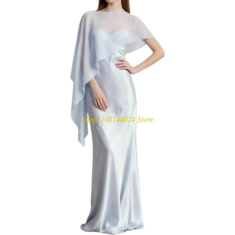 Women'S Formal Wear Wedding Guest - N5KE Chal gasa fluido para bodas