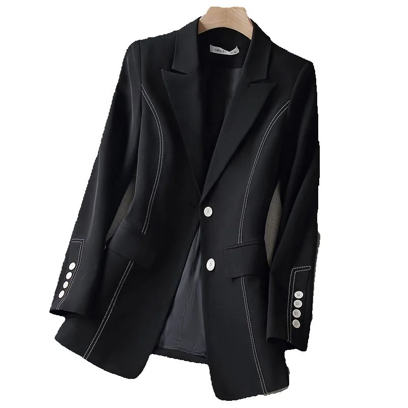 Women Formal Wear Black And White - Nuevo Blazer Formal de Moda para