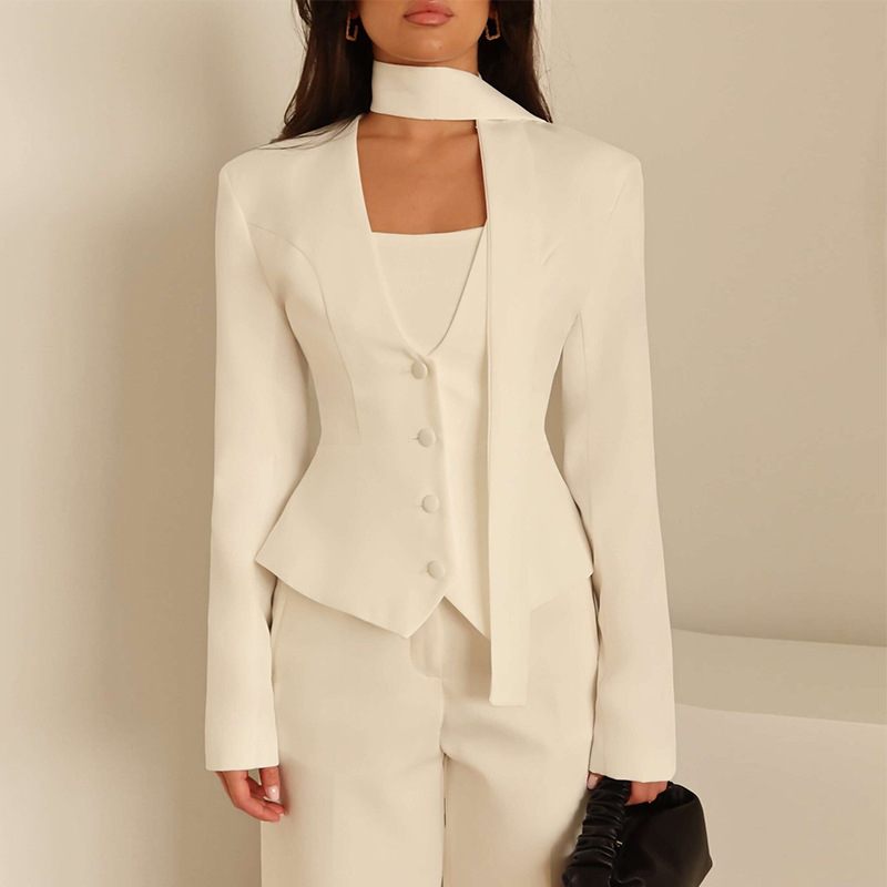 Women'S Formal Wear Wedding Guest - Traje de otoño para mujer, chaqueta