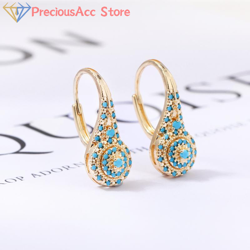 Pendientes de turquesa, joyerí - Women Formal Wear Ethnic reseña y precio