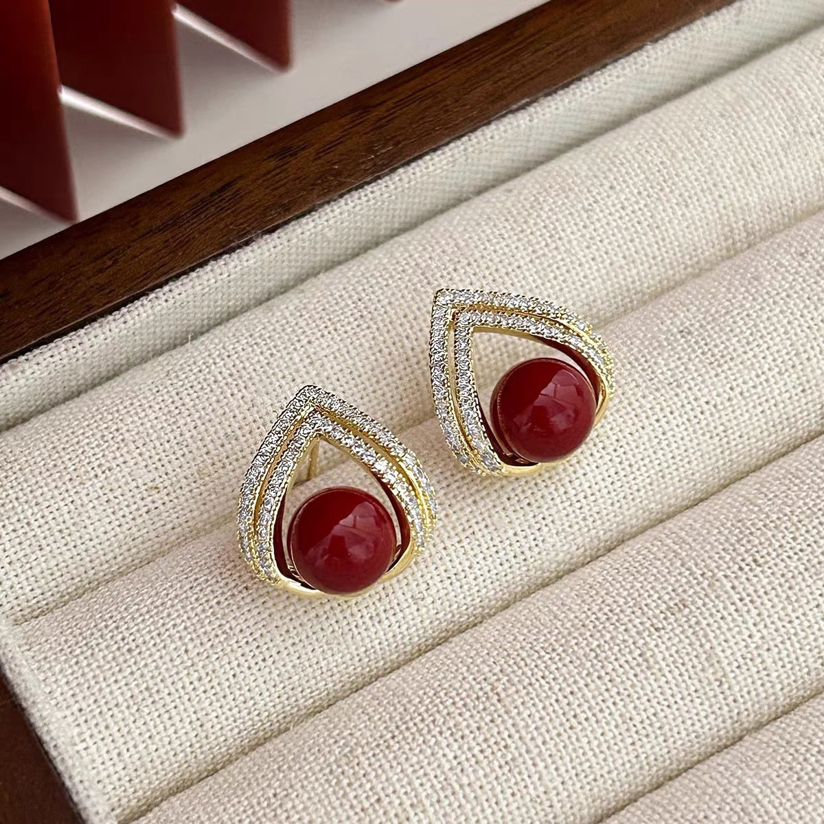 Pendientes de Perlas Color Vin - Pearl Earring Stud reseña y precio