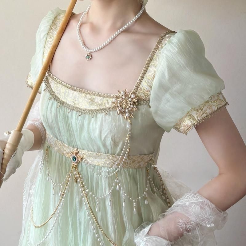 Vestido Lolita Hecho a Mano co - Women'S Green Formal Wear reseña y precio