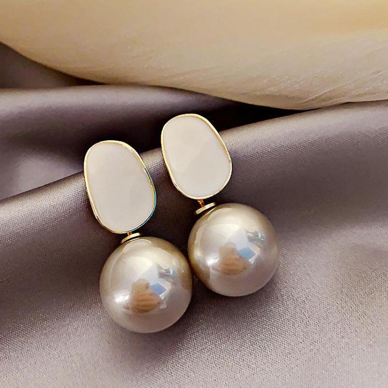 Pendientes de perlas de alta c - Pearl Earring Stud reseña y precio