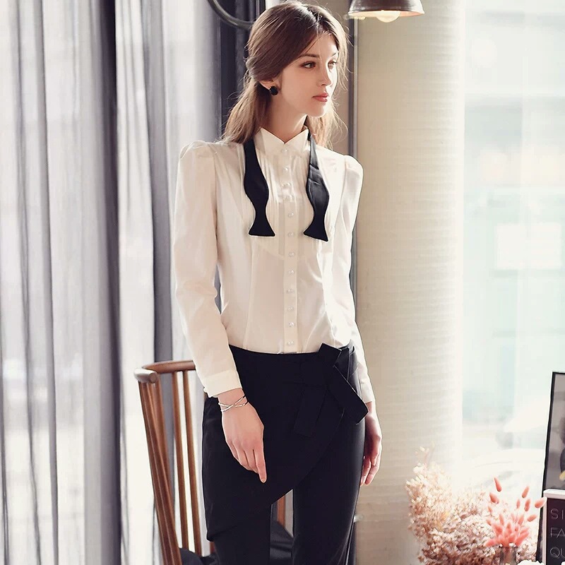 Corbata de lazo ajustable para - Women Formal Wear Black And White reseña y precio