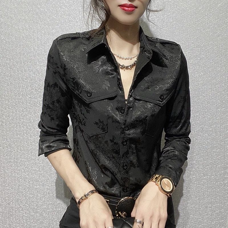 Blusa holgada de manga larga c - Women'S Green Formal Wear reseña y precio
