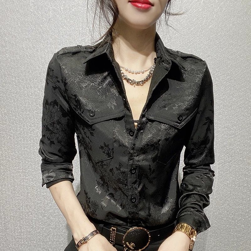 Blusa holgada de manga larga c - Women'S Green Formal Wear reseña y precio