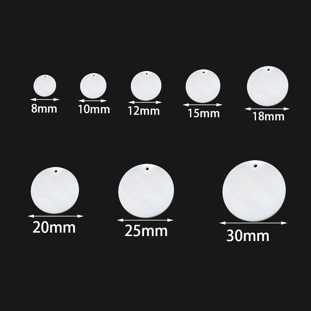 5-30 piezas de discos de conch - Pearl Earring Stud reseña y precio