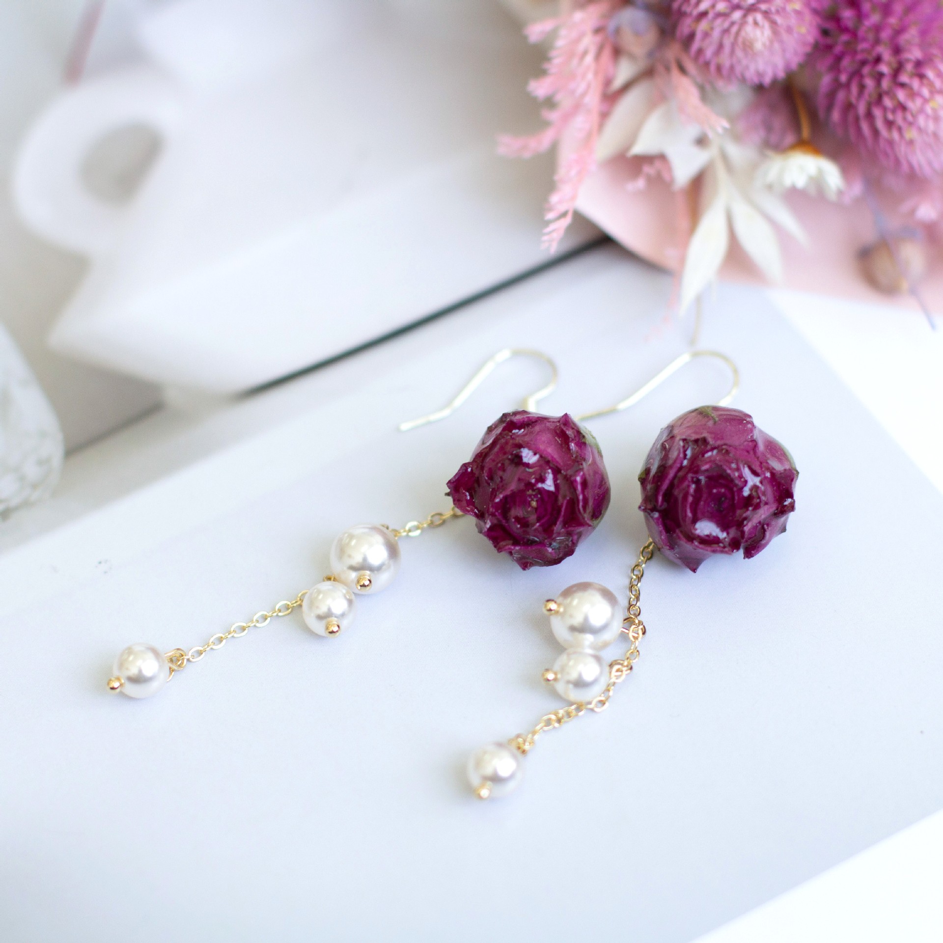 Elegantes Pendientes de Borla  - Pearl Earring Stud reseña y precio