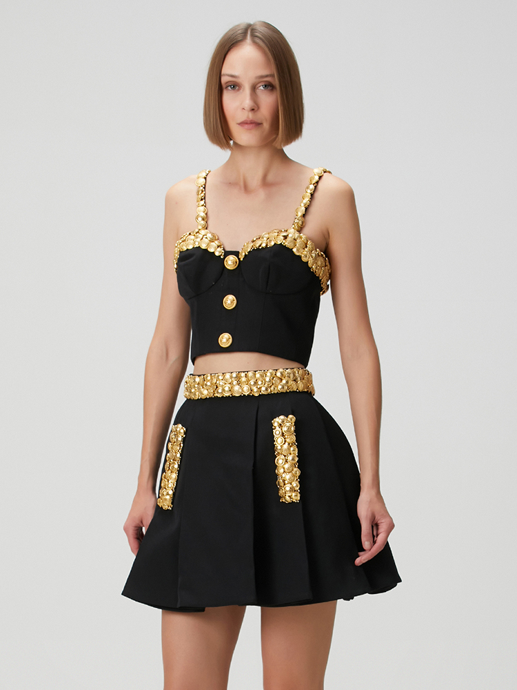 VC Conjunto de vestido negro d - Women Luxury Formal Wear reseña y precio