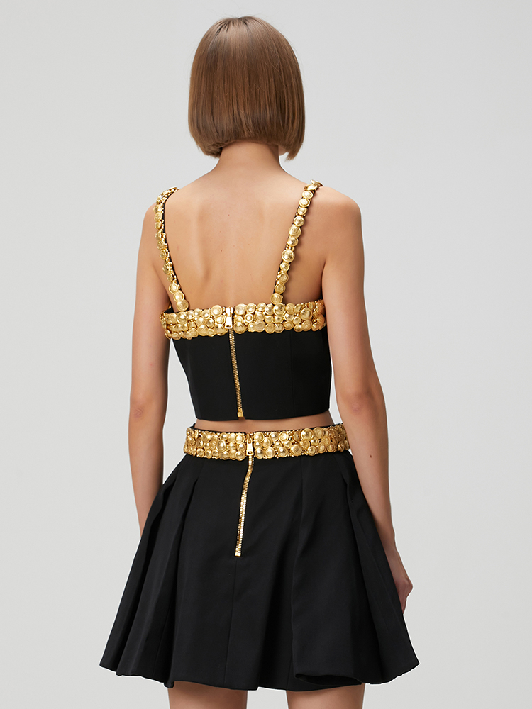 VC Conjunto de vestido negro d - Women Luxury Formal Wear reseña y precio