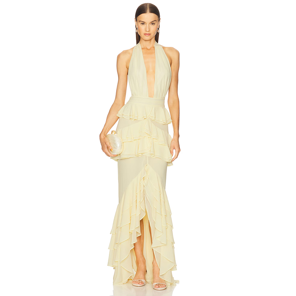 Vestidos de Noche con Escote e - Women'S Formal Wear Wedding Guest reseña y precio
