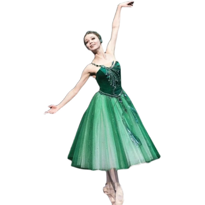 Falda de Ballet para niños, ve - Women'S Green Formal Wear reseña y precio