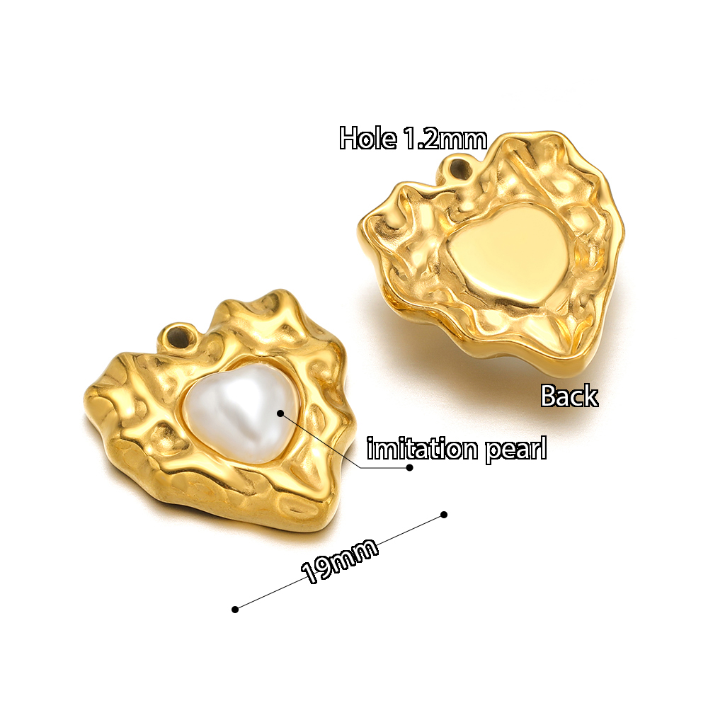 5 uds. De acero inoxidable con - Pearl Earring Stud reseña y precio