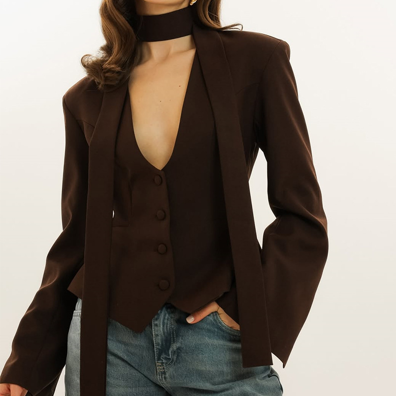 Traje de otoño para mujer, cha - Women'S Formal Wear Wedding Guest reseña y precio