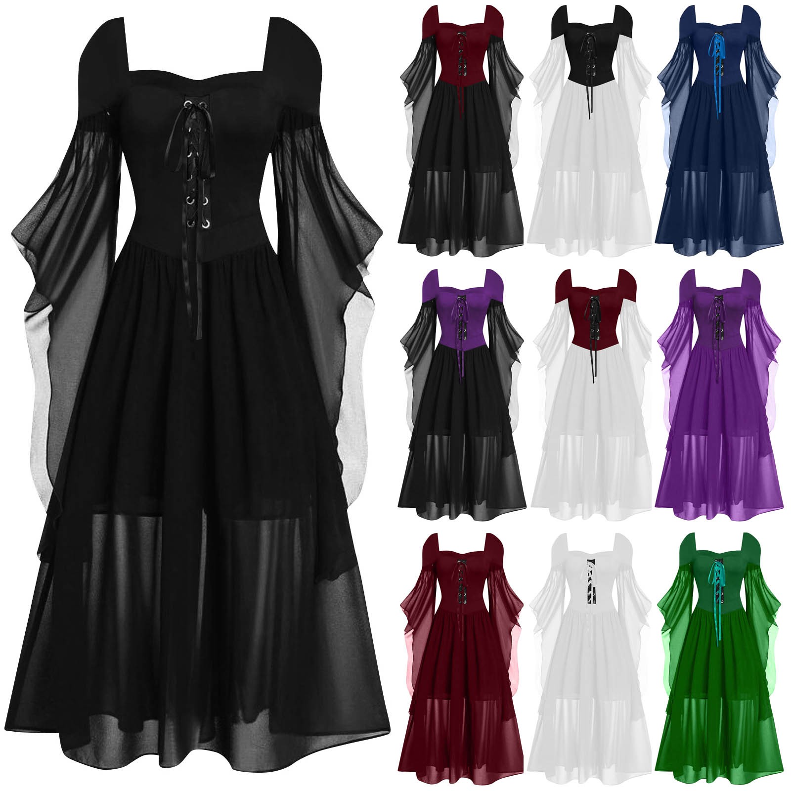 Vestidos de Halloween 2026, Ve - Women'S Gothic Formal Wear reseña y precio