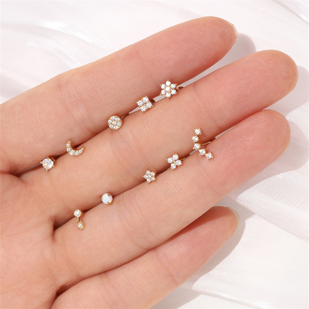 Aide-Pendientes de perlas de c - Pearl Earring Stud reseña y precio