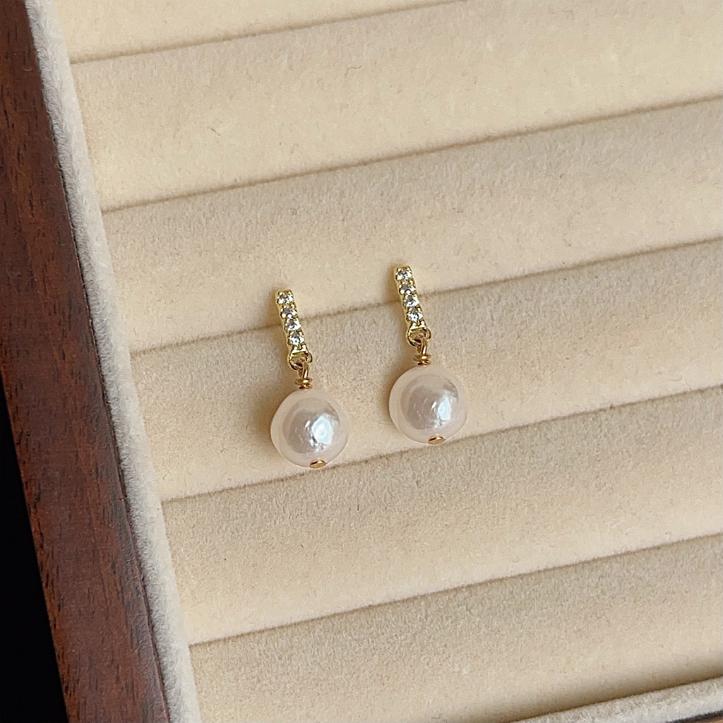 Accesorios DIY: Pequeños pendi - Pearl Earring Stud reseña y precio