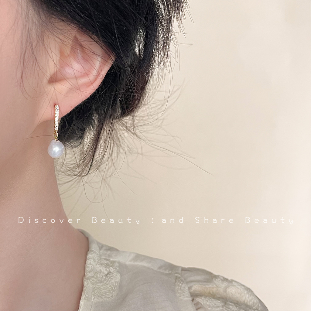Accesorios DIY: Pequeños pendi - Pearl Earring Stud reseña y precio